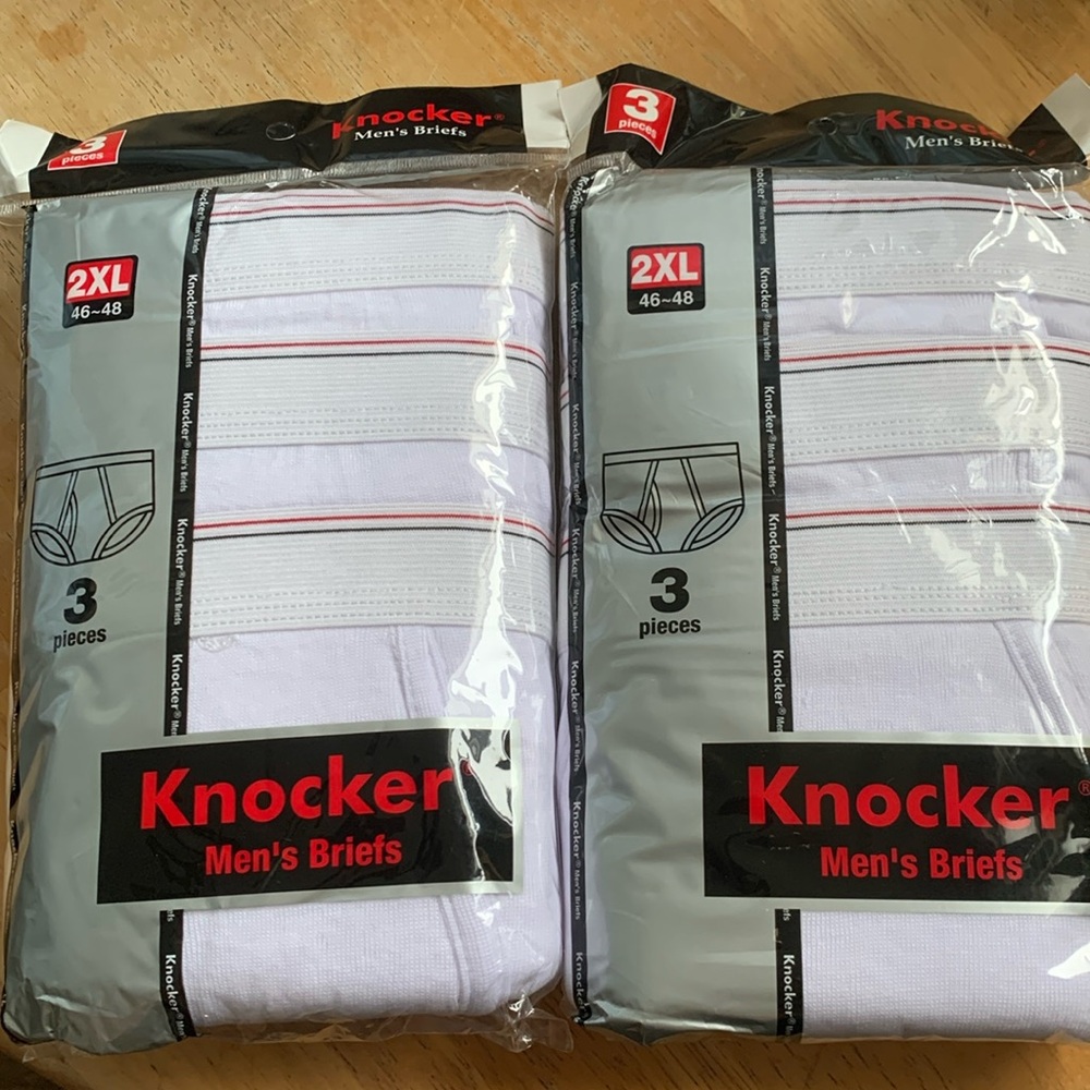✨$15 both packages✨ Knocker NEW Men’s Briefs 3 pieces - Size 2xl / 46-48